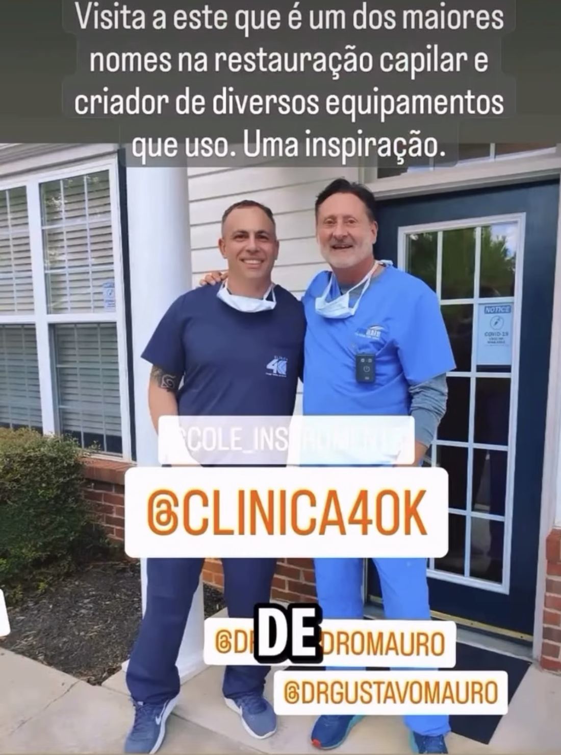 Dr. Leandro Ribeiro Mauro em treinamento internacional nos EUA